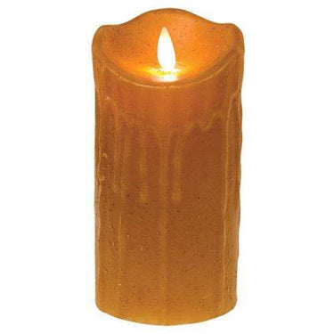 Cream Flicker Pillar, 6